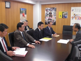 写真：東日本大震災対策特別委員会陳情