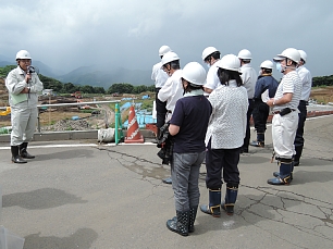 現場視察の状況