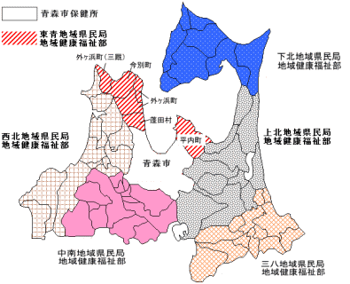 市町村管轄図