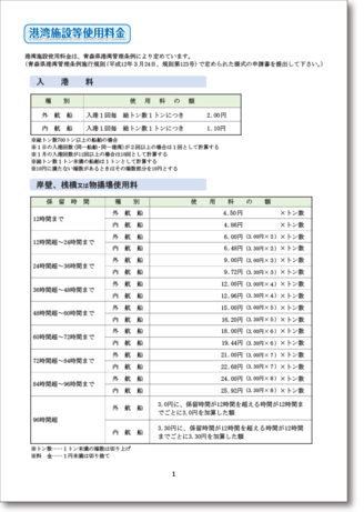 料金表１