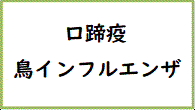 口蹄疫鳥インフルエンザ