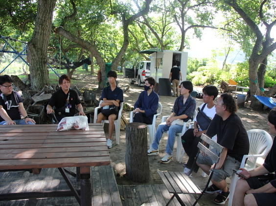 地域住民からのヒアリングの様子