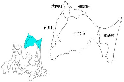 下北半島地図