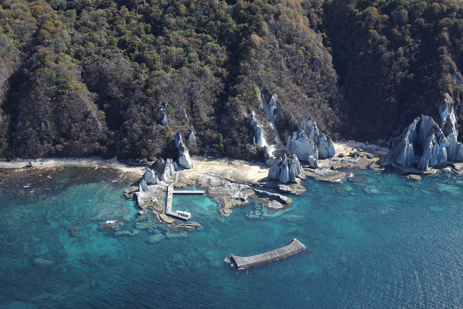 仏ヶ浦港写真