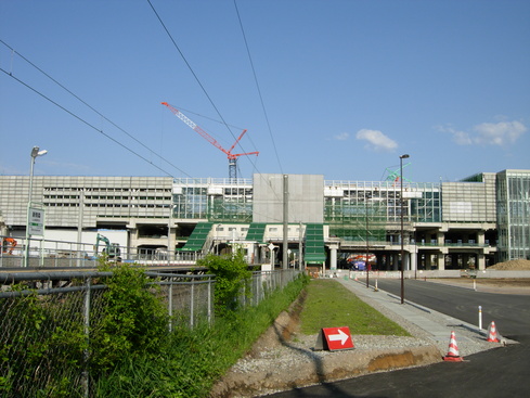 新青森駅東口遠望