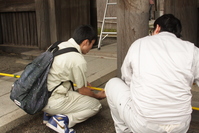 八戸工業高校（小田八幡宮仁王門実測調査）２