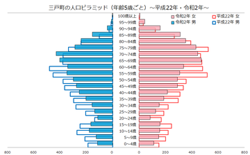 三戸町人口ピラミッド