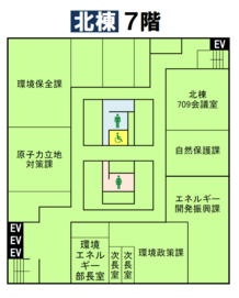 北棟7階平面図