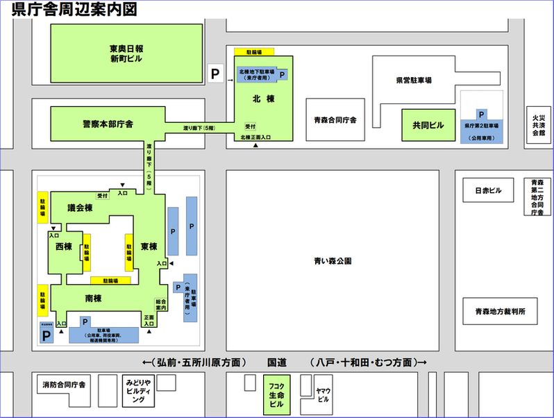 駐車場案内図